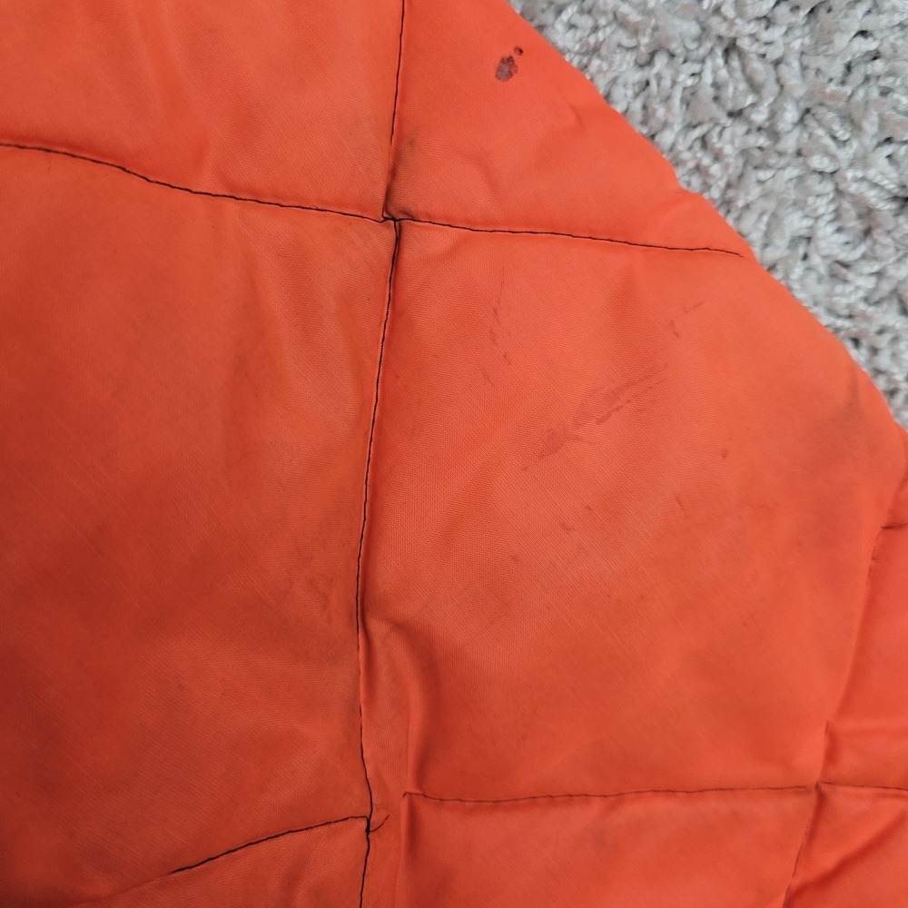 Vintage Big Smith Missabe Railroad Blaze Orange Camo Jacket Sz Medium Made USA - Picture 14 of 14